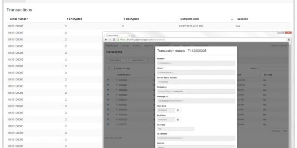 P2PE Manager Transactional Viewing/Detail