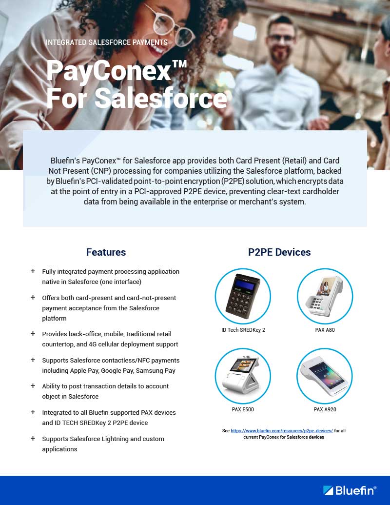 PayConex™ Salesforce payment processing