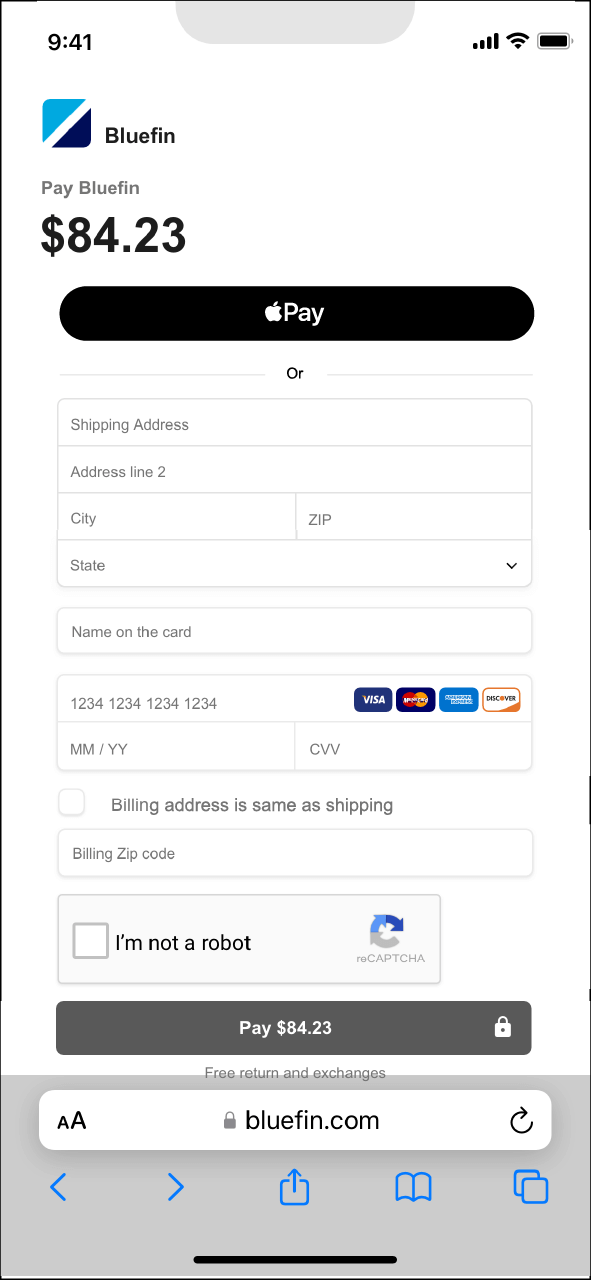 Payment Page Security