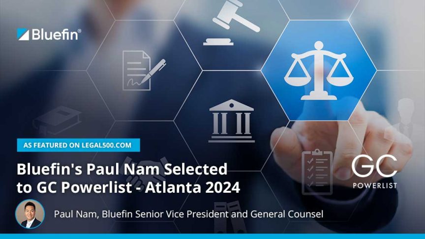 Bluefin's Paul Nam Selected to GC Powerlist - Atlanta 2024