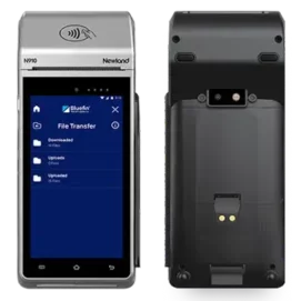 Newland N910 SmartPOS Payment Terminal | Bluefin P2PE Device Front and rear views of the Newland N910 SmartPOS payment terminal