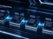 Connected payment orchestration modules showing enterprise workflows and secure data movement